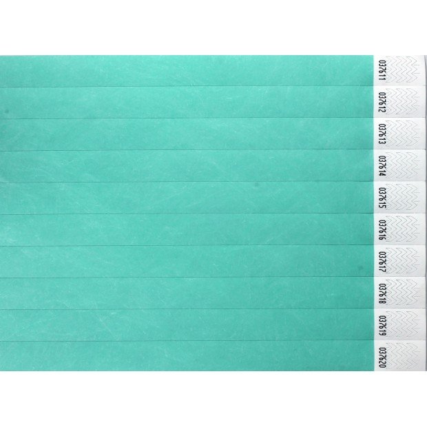 Bracelets événementiels vierges en papier indéchirable Tyvek®