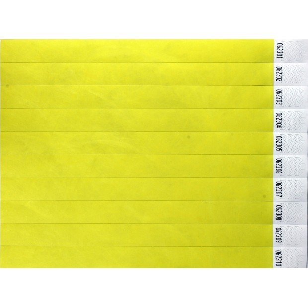 Tyvek® armbands I Blank event security wristband I Club wristbands