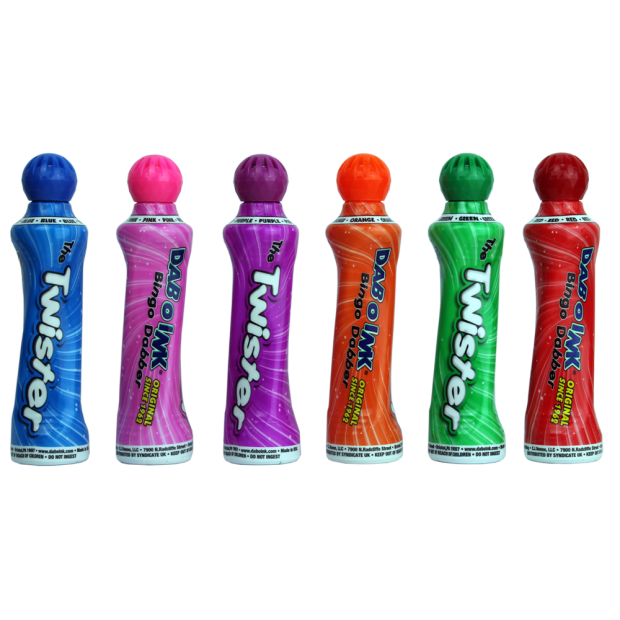 Twister bingo dabbers I Pack of 12 dabber pens I Dab-o-ink