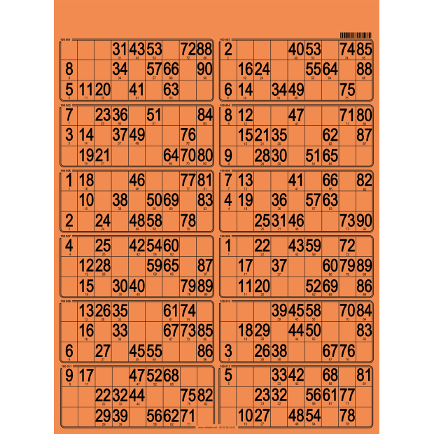 42 planches de loto 12 grilles en carton très rigide I Personnalisées