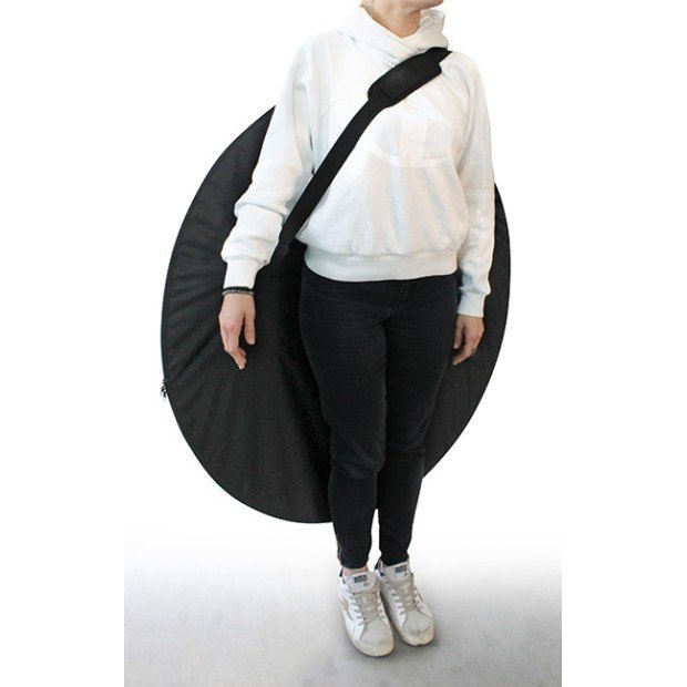 Prize wheel carrying bag with shoulder strap I Raffle wheel travel bag