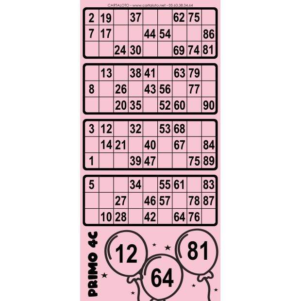 Primo 4C I Partie de loto spéciale