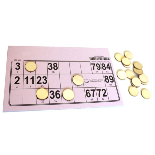 2500 pions de marquage loto en bois I Loto éco I Rondelle de bois