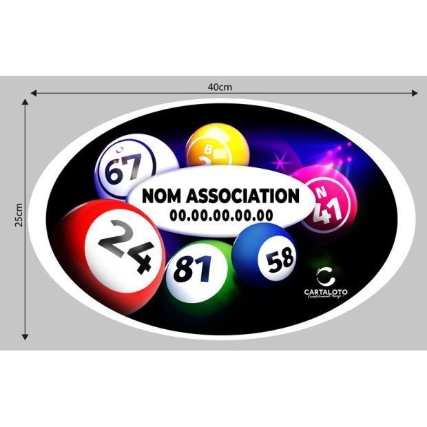 Sticker ovale personnalisé | Autocollant personnalisable pour boulier