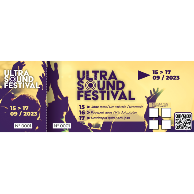 Print custom event tickets I Event passes I Ticket stubs