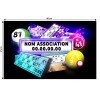 Sticker rectangulaire personnalisé pour boulier loto à soufflerie