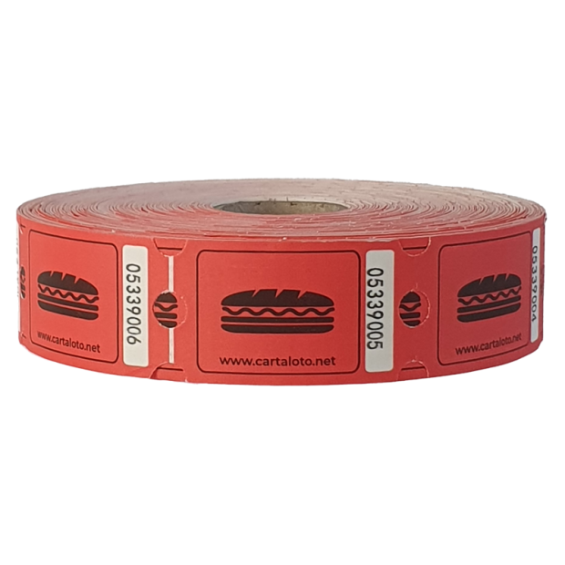 Roll tickets I 1000 sandwich tickets I Carnival food roll tickets
