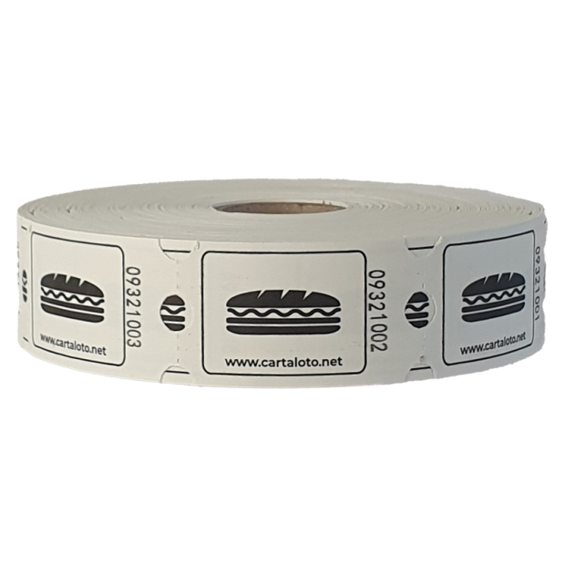 Roll tickets I 1000 sandwich tickets I Carnival food roll tickets
