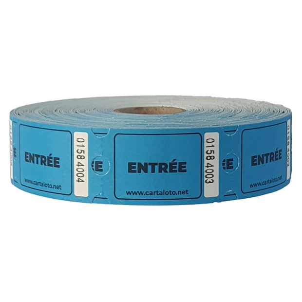 Entry tickets on roll for events | Fast delivery | Bulk of 1000
