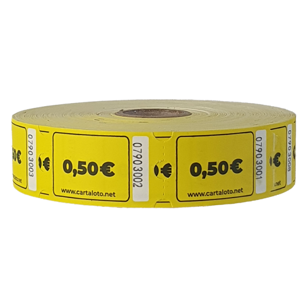 Bulk 1000 tickets cash I Roll tickets with euros I Carnival tickets