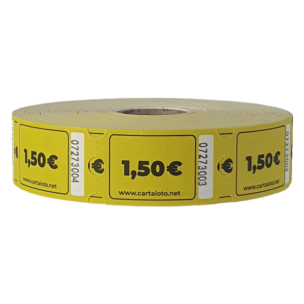 Bulk 1000 tickets cash I Roll tickets with euros I Carnival tickets