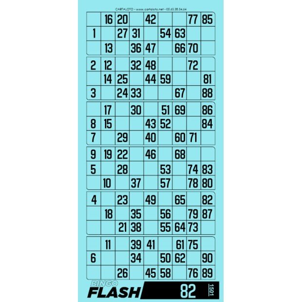 Bloc Bingo Flash I Carnet bingo I Bingo jeu