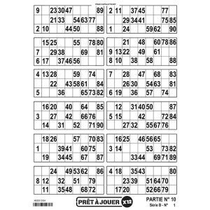 Bingo tickets with 12 grids I Bingo nights games I Bingo paper game