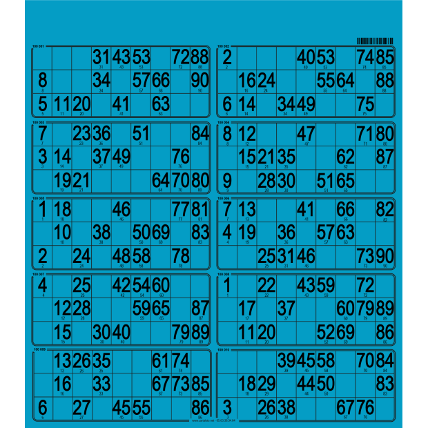 50 Hard bingo cards I 90 number bingo I Bingo tickets you can customize