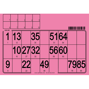 500 uk bingo cards I Thick cardboards bingo tickets I Customizable