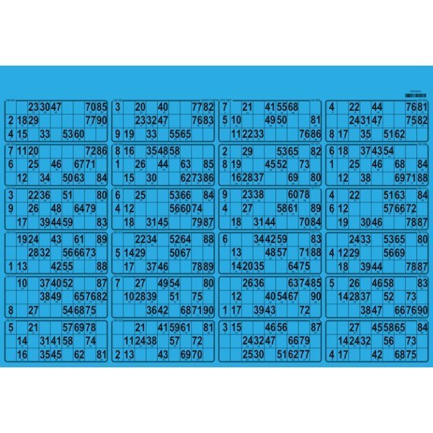 21 Thick cardboard 90 ball bingo boards I Bingo ticket I Uk bingo