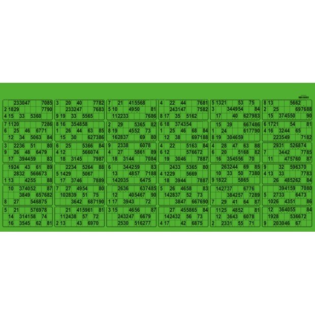 14 planches de loto 36 grilles I Cartons loto très épais I 100% perso