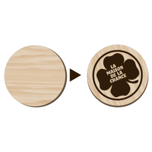Personalised wooden token I Custom tokens I wooden nickels