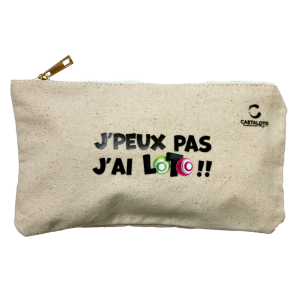 Small flat pouch bag I Makeup bag I Very cute bingo coin purse 🧡