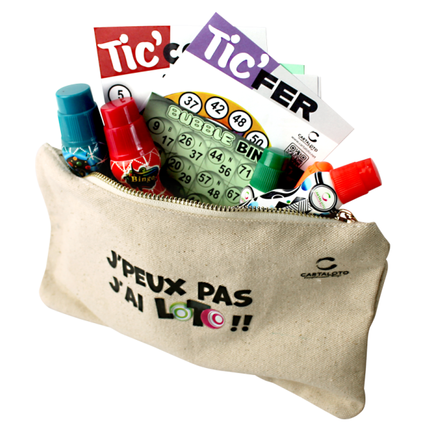 Small flat pouch bag I Makeup bag I Very cute bingo coin purse 🧡