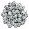 90 Boules loto numérotées 12 faces I Boules pour boulier loto