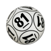 90 Boules loto numérotées 12 faces I Boules pour boulier loto