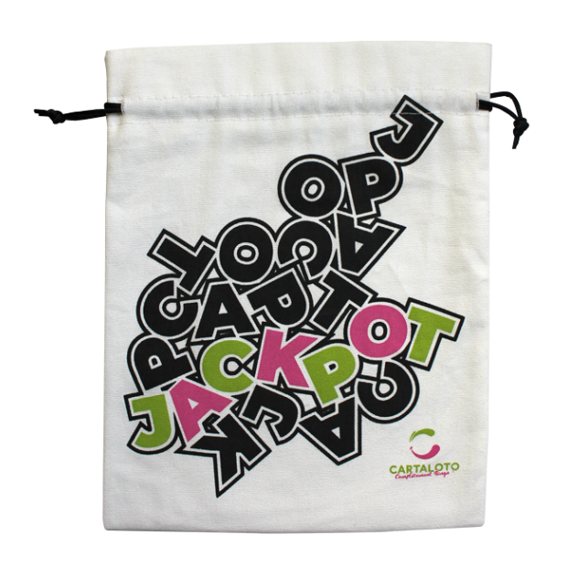 Velvet drawstring game bag for bingo games I Numbers draw bag