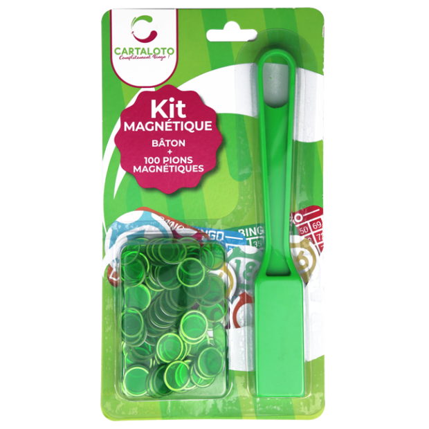 Magnetic bingo wand kits I Bingo magnetic wand and chips