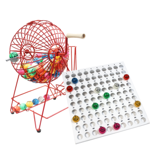 Large bingo cage set I Bingo roller cage I Bingo cage and balls