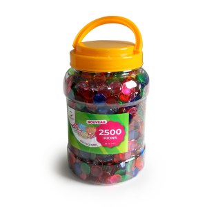 2500 Multi color transparent bingo chips marker I Bingo supplies