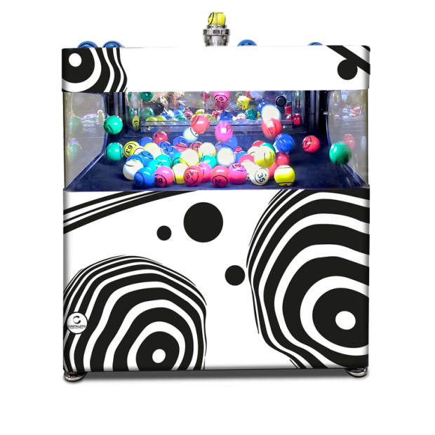 AIRBALL NANO BLACK & WHITE- vue de face