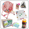 Bingo starter kit I Bingo cage set I Cassic bingo tabletop game set