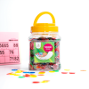 Box of 1000 Bingo Chips | Transparent reusable marking tokens