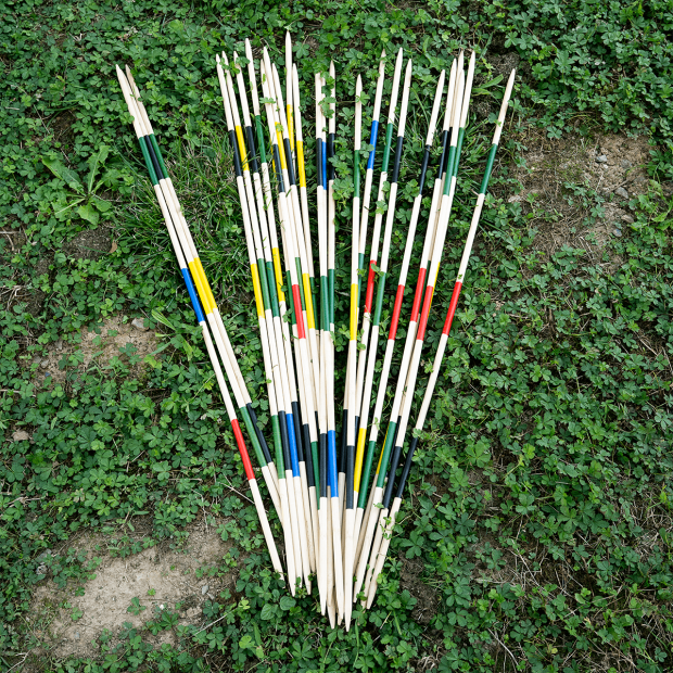 Mikado Jeu Géant en Bois - Jeu d'Adresse pour extérieur | Cartaloto
