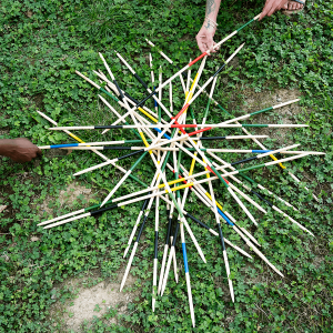 Jeu bois mikado