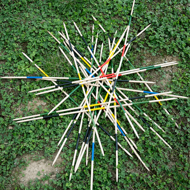 Mikado Jeu Géant en Bois - Jeu d'Adresse pour extérieur | Cartaloto