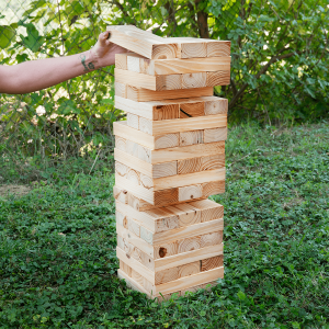 Giant Inferno Tower - Wooden tower for your events | Cartaloto