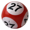 Balle numérotée 6 faces