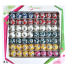 Packaging des 90 balles numérotées 6 faces