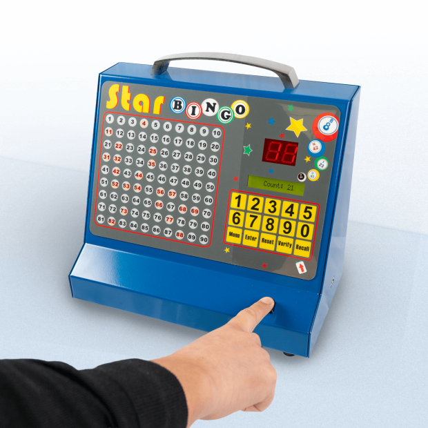 Tirage électronique Starbingo utilisé