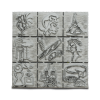 Set of 9 rubber trodat stamp symbols I Trodat Printy 4921