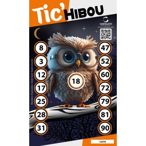 Tic'Chouette - Ticket loto porte-bonheur | Cartaloto