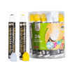 Box 24 Gold & Silver Glitter Bingo Markers | Cartaloto