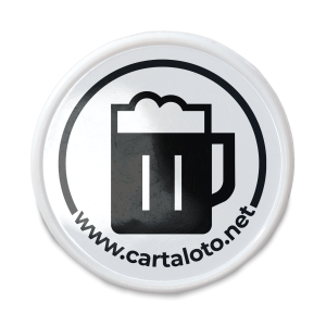 100 Jetons Plastique - Bière | Cartaloto