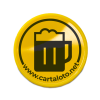 Jetons plastique buvette - Bière jaune - Face