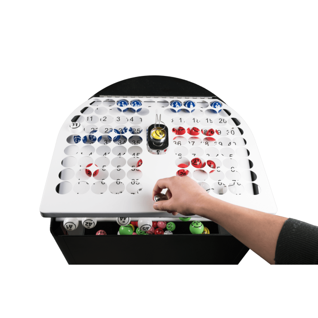 AirBall Pro Cylindrical Electronic Bingo Blower | Cartaloto