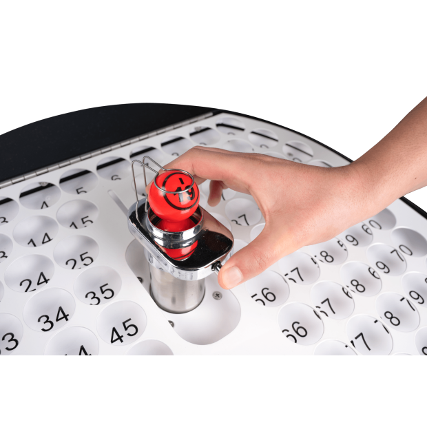 AirBall Pro Cylindrical Electronic Bingo Blower | Cartaloto