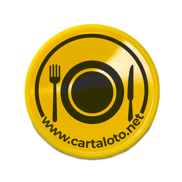 100 Plastic Tokens - Meal | Cartaloto