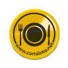 Jetons plastique buvette - repas jaune - face