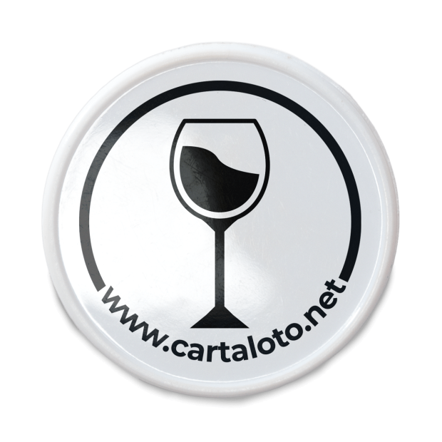 Jetons plastique buvette - vin blanc - face